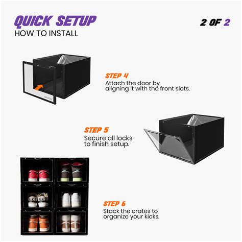 Stack'Em Sneaker Crates (Front Drop) – Sneakare