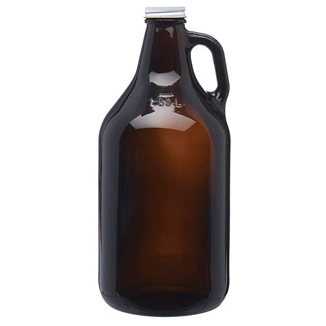 64 oz. Amber Glass Beer Growlers - Swag Made in the USA