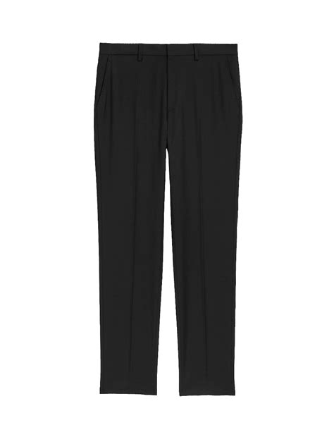 Buy Wool Rich Stretch Trousers at Marks & Spencer
