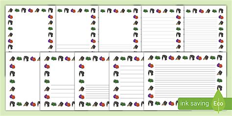 Chimpanzee Page Borders - Twinkl - KS1 (teacher made)
