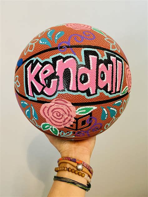 Hand Painted Custom Basketballs - Etsy | Basketball senior night gifts ...