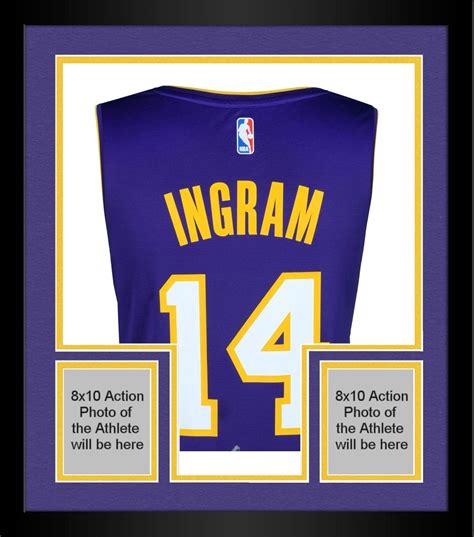 Amazon.com: Framed Brandon Ingram Los Angeles Lakers Autographed Purple ...
