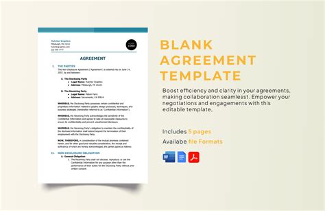 Mutual Agreement Template in Word, PDF, Google Docs - Download ...