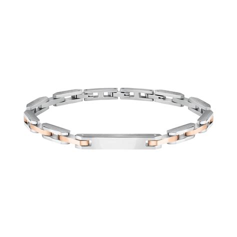 sector energy bracelet with rg pvd 22cm - Britton Jewellers Donegal