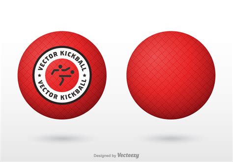 Free Vector Red Kickball 130395 Vector Art at Vecteezy