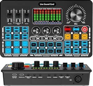 Xclamor 48V Phantom Power Professional Sound Card & Audio Mixer for ...