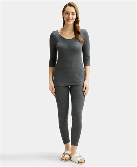 Buy Super Combed Cotton Rich Three Quarter Sleeve Thermal Set with ...