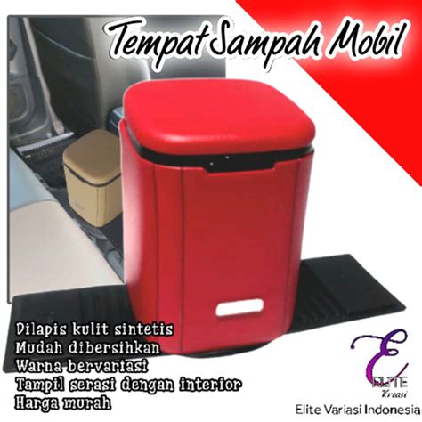 Promo Tempat sampah mobil - Tempat sampah kulit - Hitam - putih - Kota ...