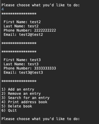 Java Address Book Application Eclipse 的图像结果