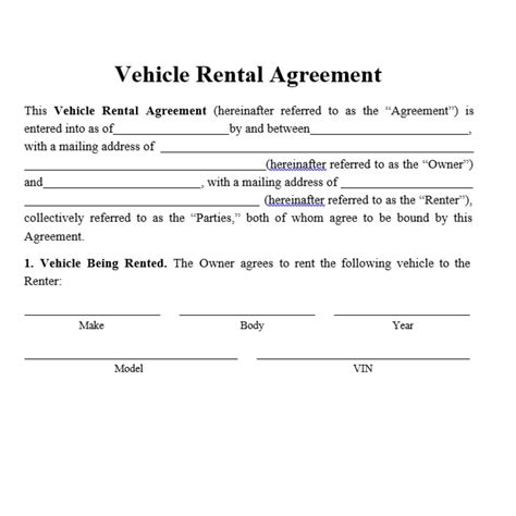 Truck Lease Agreement