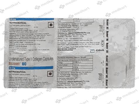 REJOINT UC CAPSULE 10'S : View Price, Combination and Alternatives ...