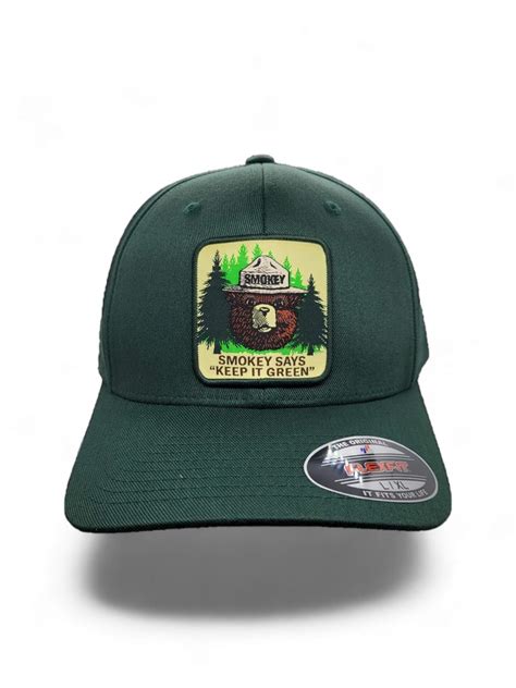 Smokey The Bear Fitted Hat - PNW Apparel