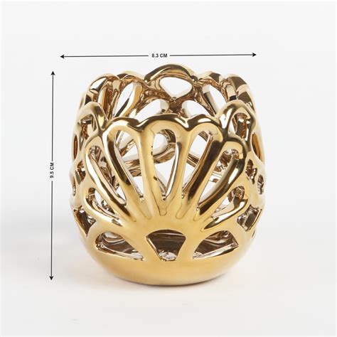 Buy Stellar Fantacy Set of 2 Stoneware T-Light Holders from Home Centre ...