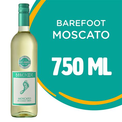 Barefoot Moscato Sweet White Wine - 750 mL Bottle - Walmart.com ...