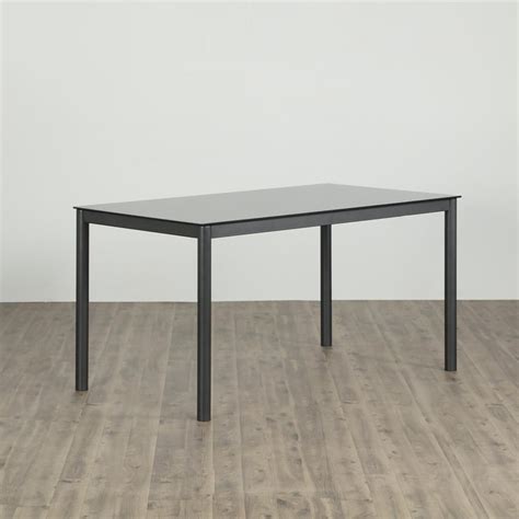 Buy Allen Glass Top 6-Seater Dining Table - Black from Home Centre at ...