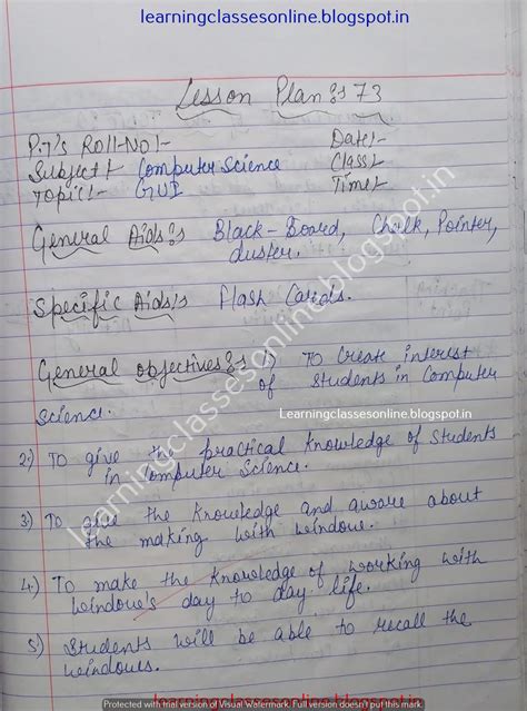 Lesson Plan Computer Science 的图像结果