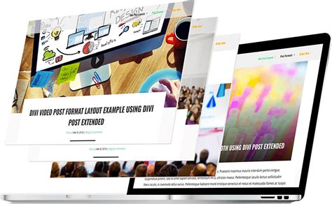 Image result for Divi Builder WordPress Blog Post Design