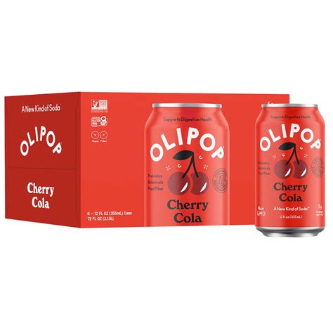 Olipop Cherry Cola, 12 fl. oz., 6 pk. - Samsclub.com