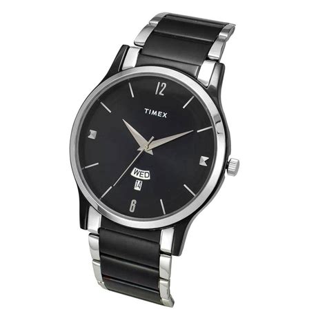 Timex Men Black Round Dial Quartz Analog Watch - TW000R465 Products at ...