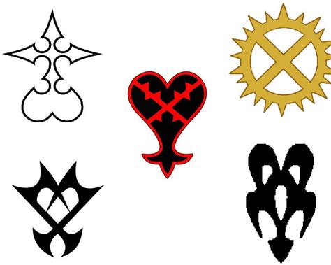 Kingdom Hearts Symbols by VexenRandomDrawerGuy on DeviantArt