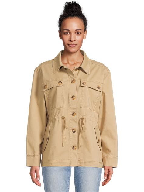 Time and Tru Women's Field Jacket, Sizes XS-XXXL - Walmart.com