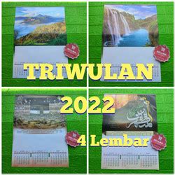 Jual KALENDER DINDING 4 LEMBAR TAHUN 2024 / KALENDER DINDING TRIWULAN ...