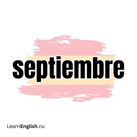 Months in Spanish - learn spanish