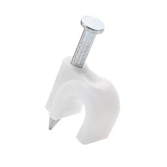 New Wire Fastener Circle Cable Clips with Metal Nails for Cable ...