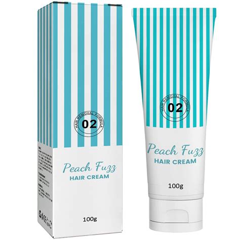 Skinetic Peach Fuzz Hair Removal Cream, Peach Fuzz Hair Cream, Refreshing and Gentle Facial Hair ...
