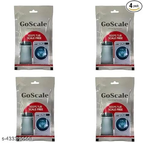 Washing Machine Descaler Powder – 4 PCS Pack for Top Load and Front ...