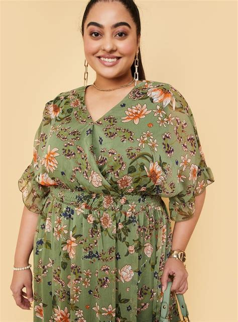 Buy Women Printed Fit and Flare Dress Online at just Rs. 1499.0 ...