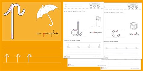 Écrire cursive Maternelle GS | Apprendre à écrire les lettres cursives