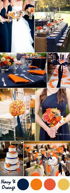 Blue And Orange Wedding Ideas by Ten Most Gorgeous Navy Blue Wedding Color Palette Ideas Blue And Orange Wedding Ideas