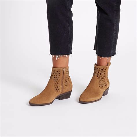 Baby Light Tan Ankle Boots at Constance Woodford blog