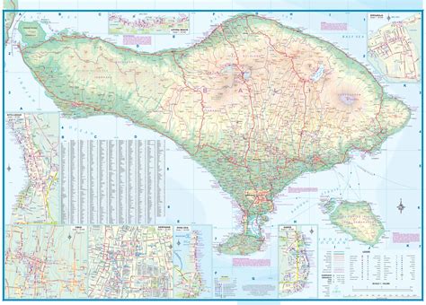 Bali Lombok ITMB Map, Buy Map of Bali, Buy Map of Lombok - Mapworld