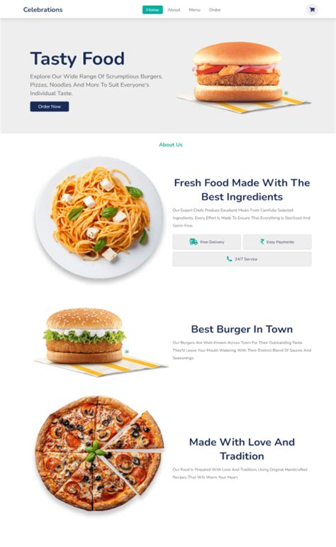 Image result for Online Food Shop Complete Projects in HTML CSS and SQL