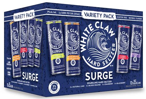 White Claw Surge™ Caisse mixte | White Claw® Hard Seltzer Canada