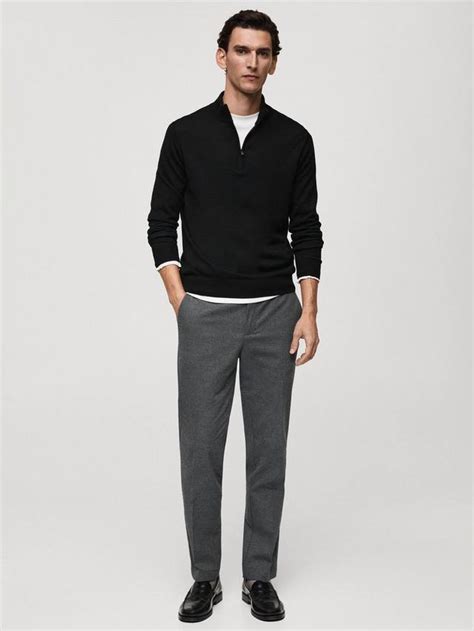 Mango Willy Wool Half Zip Jumper