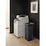 Rubbermaid Commercial Products Untouchable 23-Gallon Black Plastic ...