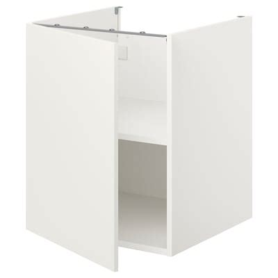 ENHET bc w shlf/door, white, 60x62x75 cm (235/8x243/8x291/2") - IKEA