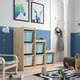 TROFAST storage combination with boxes, light white stained pine white ...