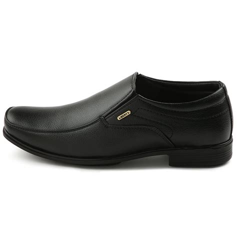 Buy Fortune Black Formal Non Lacing Moccasin For Men H202-02 By Liberty
