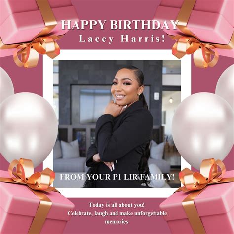 Let's give a BIG shoutout to the amazing Lacey Harris! Today is all ...