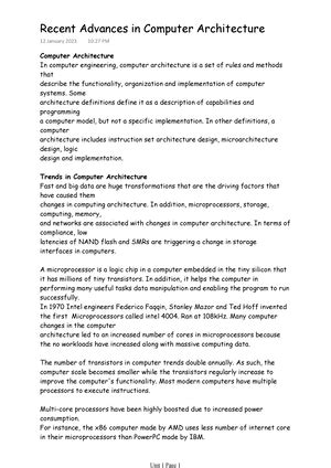 Unit 2- Digital Logic Design, Simulation and Debugging with HDLs Part 1 ...