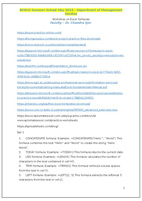 Image result for Excel Formulas Training