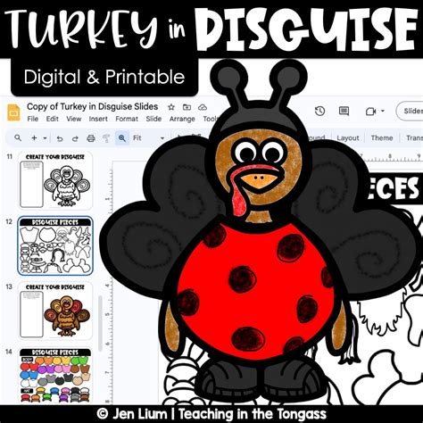 Turkey In Disguise Template at getjessieblog Blog