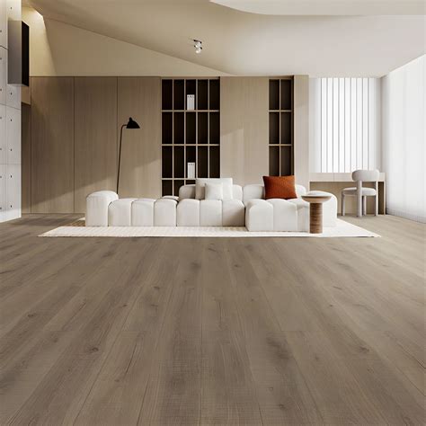 Modern Laminate Plank Flooring Click Lock Wood Grain Stain Resistant ...