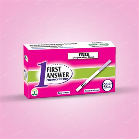 First Answer Pregnancy Test Strips – Superwomen Pakistan - Empowering ...