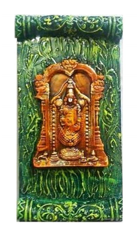 Tirupati Balaji Green Wall Art : Amazon.in: Home & Kitchen
