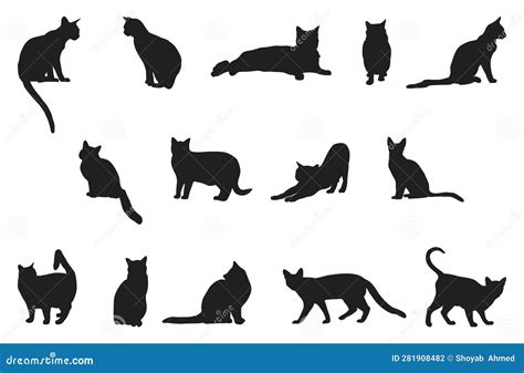 Silhouettes Of Cats Wanercolor Royalty-Free Stock Image | CartoonDealer.com #79861324